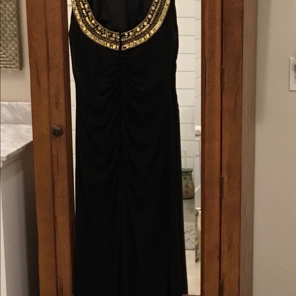 NWT Embellished neckline gown